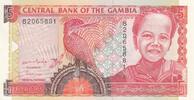 Gambia 5 dalasis 5 Dalasis - Giant Kingfisher and Young girl - 1996 - Serial B -