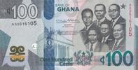 Ghana 100 cedis 100 Cédis - Bank of Ghana - 04-03-2022 - Serial AS -
