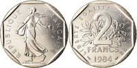 2 francs 1984 Frankreich 2 Francs Seed sower - 1981 UNC st