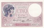 France 5 francs 5 Francs - Personification of France - 29-09-1939 - Series W.62718 673 -
