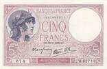 France 5 francs 5 Francs - Personification of France - 29-09-1939 - Series W.62718 674 -