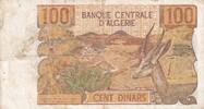 Algeria 100 dinars 100 Dinars - Gazelle - Peasant - 1970 - Series Z053 -