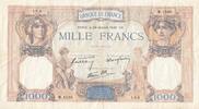 France 1000 francs 1000 Francs - Ceres and Mercury - 20-10-1938 - Series M.4546 -