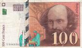 France 100 francs Billet France 100 francs Paul Cézanne 1997 -