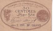 Algeria 50 centimes Billet Algeria 50 centimes 1915 -