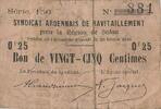 France 25 centimes 1916 25 Centimes - Sedan Region - 26-02-1916 - Serial... 6,30 EUR  Excl. 15,00 EUR Verzending