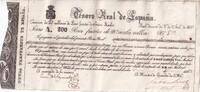 Spain 200 pesos fuertes 1837 Billet Spain 200 pesos fuertes 1837 II / VZ 157,50 EUR  Excl. 15,00 EUR Verzending