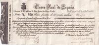Spain 200 pesos fuertes 1837 Billet Spain 200 pesos fuertes 1837 II / VZ 157,50 EUR  Excl. 15,00 EUR Verzending