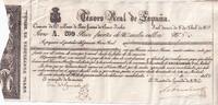 Spain 200 pesos fuertes 1837 Billet Spain 200 pesos fuertes 1837 II / VZ 157,50 EUR  Excl. 15,00 EUR Verzending