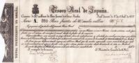 Spain 200 pesos fuertes 1837 Billet Spain 200 pesos fuertes 1837 II / VZ 157,50 EUR  Excl. 15,00 EUR Verzending