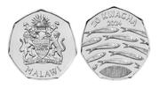 Malawi 20 kwacha 2024 Pi&egrave;ce Malawi 20 kwacha Copper-Nickel 2024 I- / VZ+... 3,68 EUR  Excl. 15,00 EUR Verzending