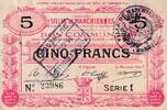 France 5 francs 1915 Billet France 5 francs 1915 III / SS 12,60 EUR  Excl. 15,00 EUR Verzending