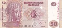 Congo (RDC) 50 francs 2013 Billet Congo (RDC) 50 francs 2013 I / ST 2,10 EUR  Excl. 15,00 EUR Verzending