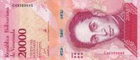 Venezuela 20000 bolivares 2017 Billet Venezuela 20000 bolivares Simon Bo... 1,58 EUR  Excl. 15,00 EUR Verzending
