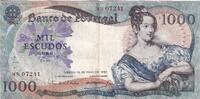 Portugal 1000 escudos Billet Portugal 1000 escudos Marie II du Portugal 1967 -