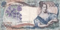 Portugal 1000 escudos Billet Portugal 1000 escudos Marie II du Portugal 1967 -