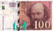 France 100 francs Billet France 100 francs Paul Cézanne 1997 -