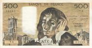 France 1969 500 Francs Pascal - 02-01-1969 - Serial T.8 XF