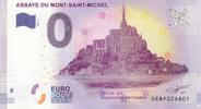 France  0 Euro 2017 - Mont Saint Michel - Touristic banknote UNC