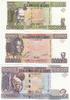 Guinea francs Set of 3 banknotes - 1998 -