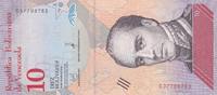 Venezuela 10 bolivares 10 Bolivares Rafael Urdaneta - Anteater - 2018 -