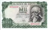 Spain 1000 pesetas 1000 Pesetas - José Echegaray - Madrid - 1971 -