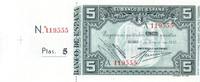 Spain 5 pesetas 5 Pesetas 1937 - Bilbao -