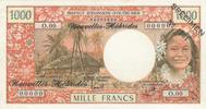New Hebrides 1000 francs 1000 Francs - ND 1975 - Specimen - P.20 -