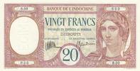 Djibouti  20 Francs Peacock ND (1932) - Specimen - P.7as - UNC