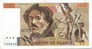 France  100 Francs Delacroix - 1978 Serial V.1 - P.153 - VF