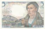 France 5 francs 5 Francs Shepherd - 05-08-1943 Serial S.55 - UNC -