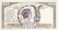 France 1935 5000 Francs Victory - 11-07-1935 Serial G.36 - VF