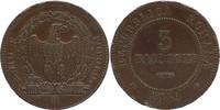 Rome 3 baiocchi 3 Baiocchi - Roman Republic -1849 R -