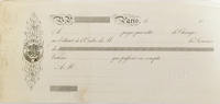 France F. Sourdis & Cie - Blank Bill of Exchange - F+ -