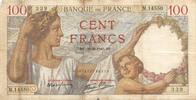 France 100 francs 100 Francs Sully - 22-08-1940 Serial M.14550 - F+ -