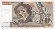 France  100 Francs Delacroix - 1978 Serial H.1 - F+ FF+