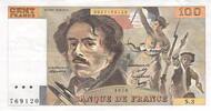 France  100 Francs Delacroix - 1978 Serial S.3 - VF+