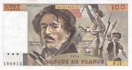 France  100 Francs Delacroix - 1979 Serial P.17 - VF+