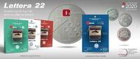 5 euro 2020 Italien Set of 3 x 5 Euro Olivetti Letterra 22- 2020 - in folder - Silver Colorized I / ST