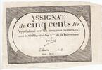 France 500 livres 500 Livres 20 Pluviose An II (8.2.1794) - Sign. Oder -