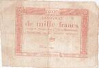 France 1000 francs 1000 Francs 18 Nivose An III - 7.1.1795 - Sign. Haze - VF -