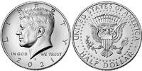 USA 50 cents 1/2 $ J.F. Kennedy - P Philadelphia - 2021 UNC