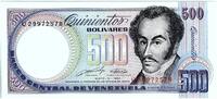 Venezuela 500 bolivares 500 Bolivares Simon Bolivar - Orchids - 31/05/1990 -