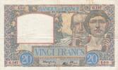 France 20 francs 20 Francs Science and Industry - 07-12-1939 Serial G.187 - VF -