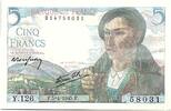 France 5 francs 5 Francs Shepherd - 05-04-1945 Serial Y.126 - UNC -