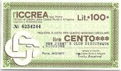 Italy 100 lires 100 Lire ICCREA - New Jimmy - Discoteque - 1977 - UNC