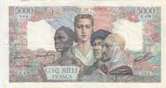 1945 5000 Francs France and colonies - 05-04-1945 Serial U.459 - VF - P.103