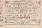 France 25 centimes 25 Centimes Loterie de Bienfaisance Générale des Enfants Pauvres - 1886 - VF - Chateauroux
