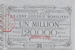 France 25 centimes 25 Centimes Grande Loterie Immobilière St Point et Monceaux - 1862 - VF