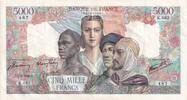 1945 5000 Francs France and colonies - 26-07-1945 Serial K.683 - VF+ - P.103c